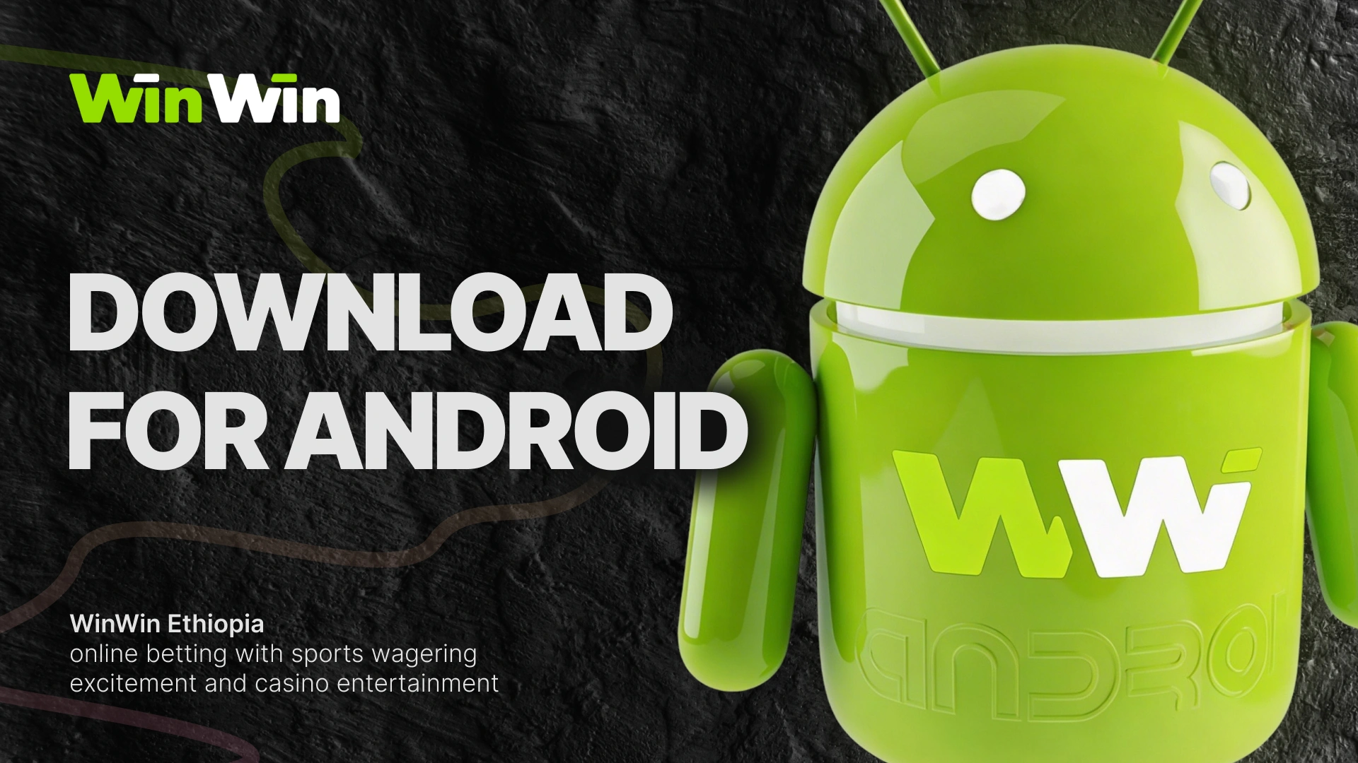 Winwin Ethiopia is an Android iOS mobile platform for sports betting, including football, basketball, tennis, and cricket games. General information about downloading to your device is available at online casinos.