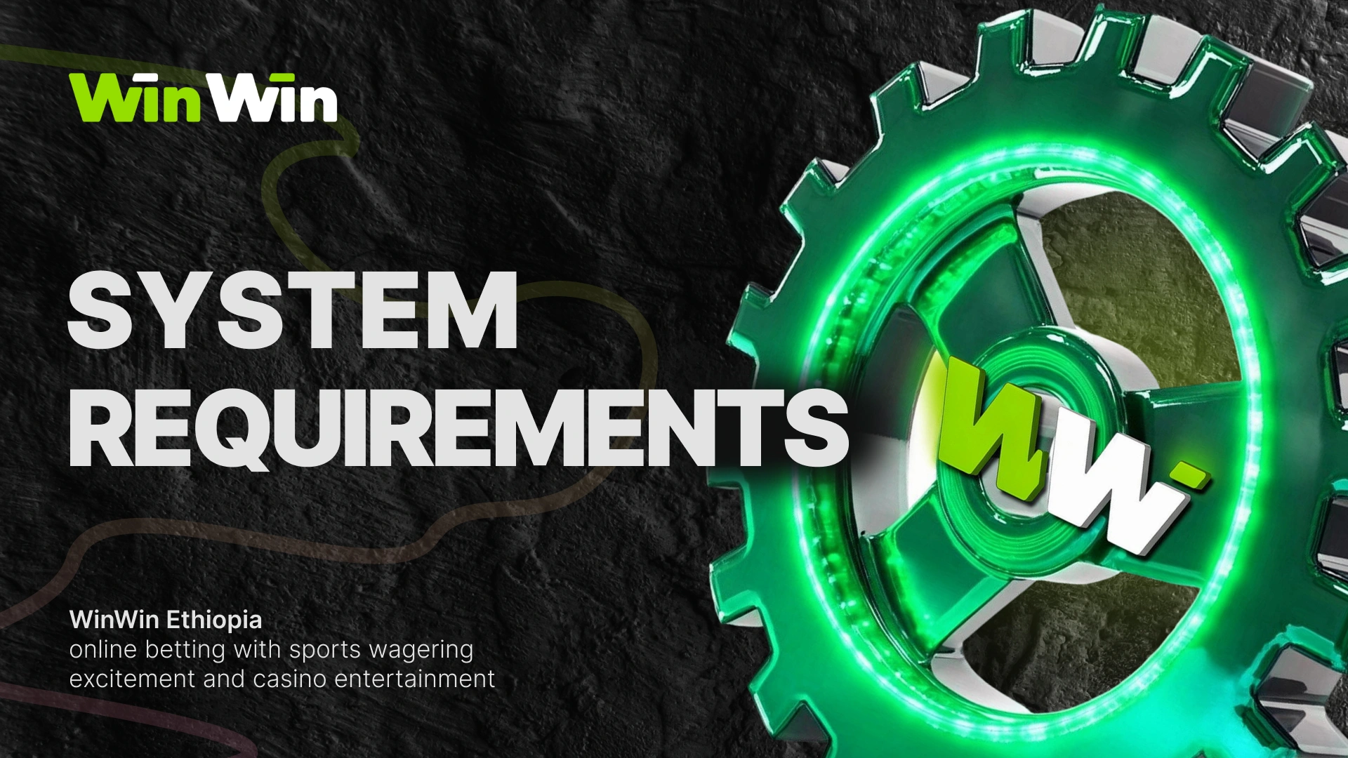 Winwin Ethiopia, an Android iOS mobile platform for sports betting, football, basketball, tennis, cricket, and online casino gaming. General information about system permissions.