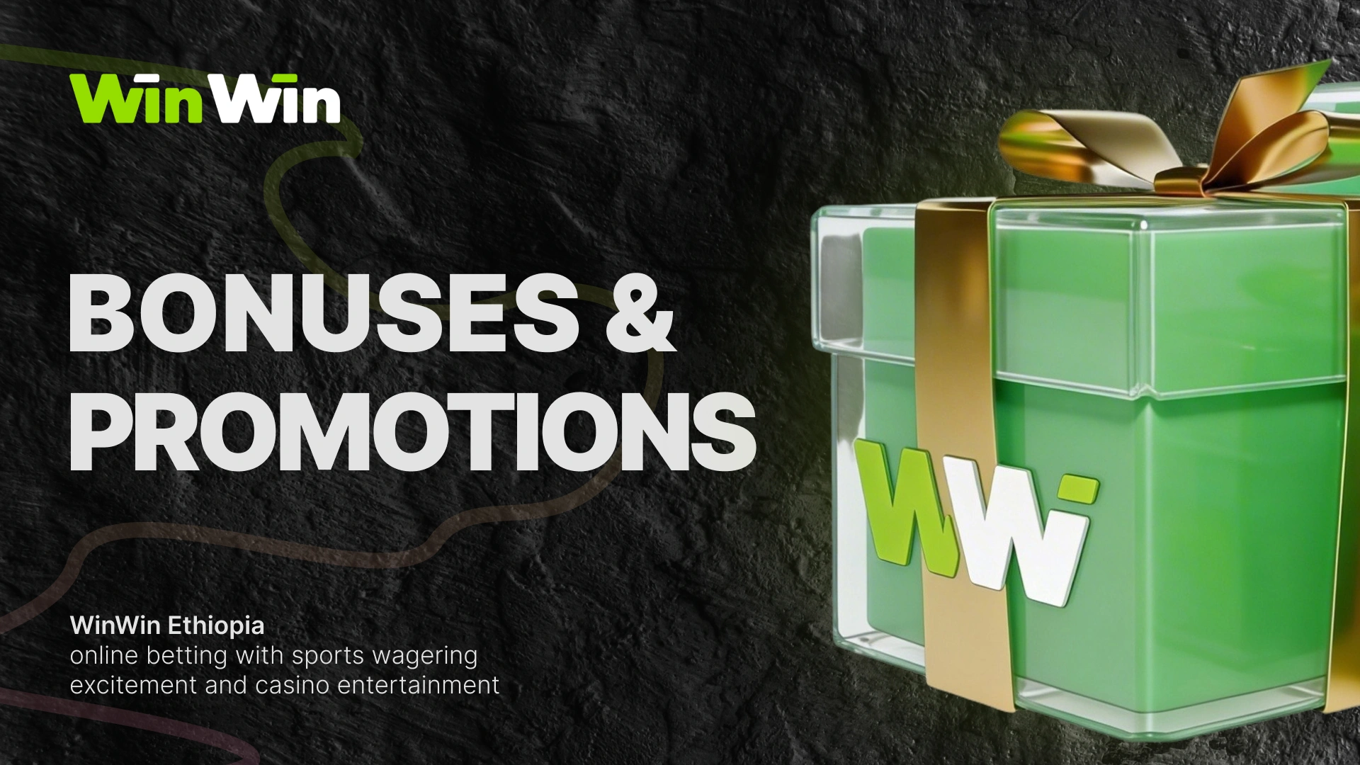 Winwin Ethiopia is a platform for betting on sports, football, basketball, tennis, and cricket in online casinos. General information about bonuses and promotions is available.