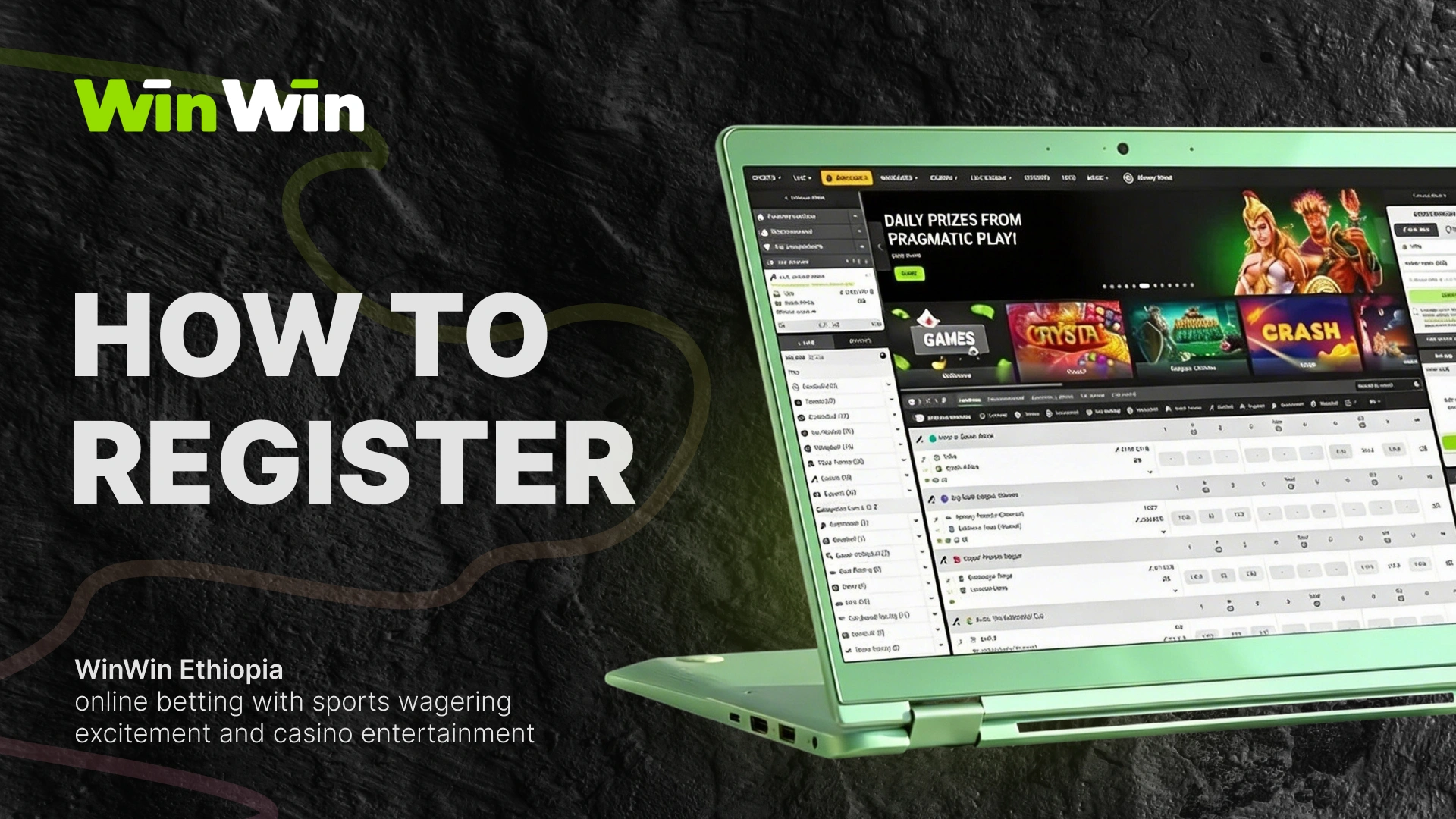 Winwin Ethiopia is a platform for sports betting on football, basketball, tennis, cricket, and online casino games. General information about creating an account on the platform