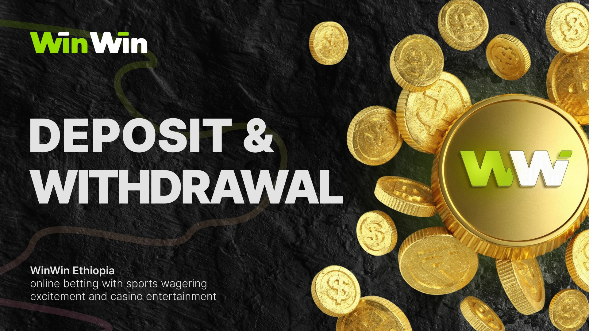 Winwin Ethiopia is a platform for sports betting on football, basketball, tennis, cricket, and online casino games. General information about payment methods and deposits to the platform is available.